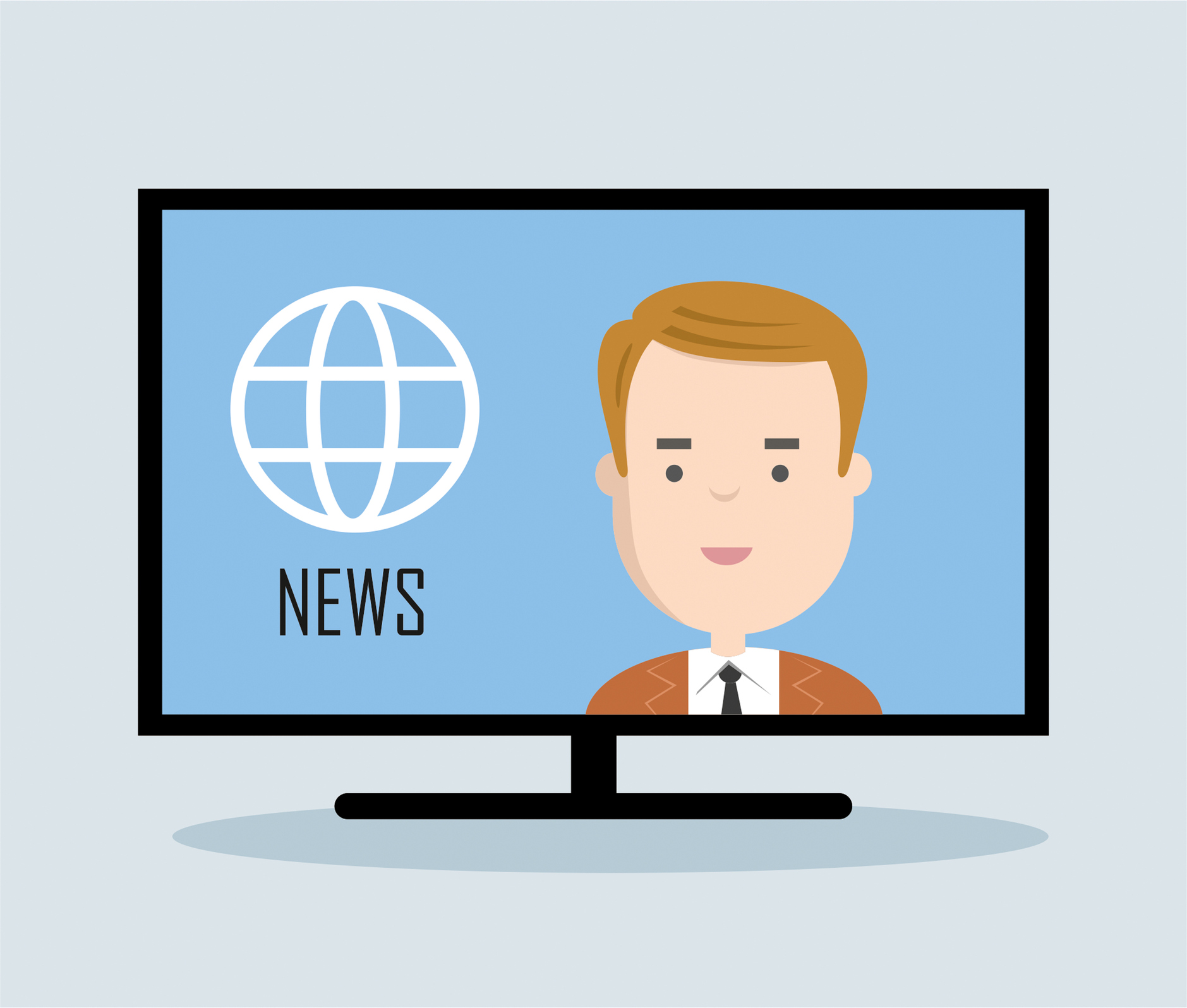 Television news announcer