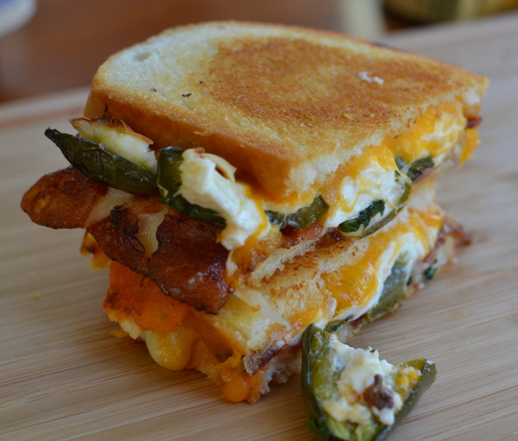 Jalapeno Popper Grilled Cheese