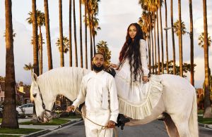 Lauren London and Nipsey Hussle GQ Shoot