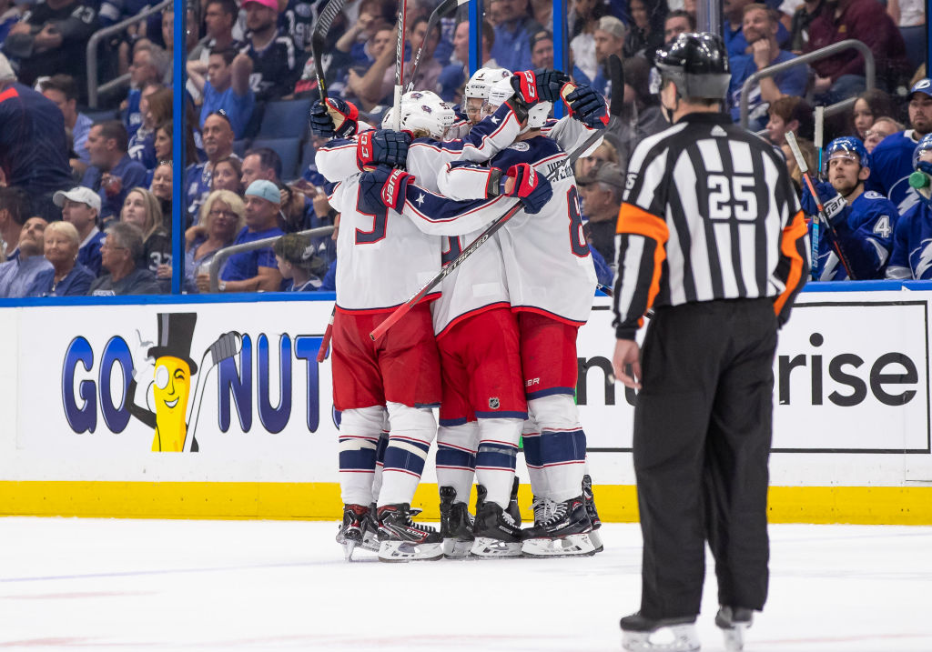 NHL: APR 10 Stanley Cup Playoffs First Round - Blue Jackets at Lightning
