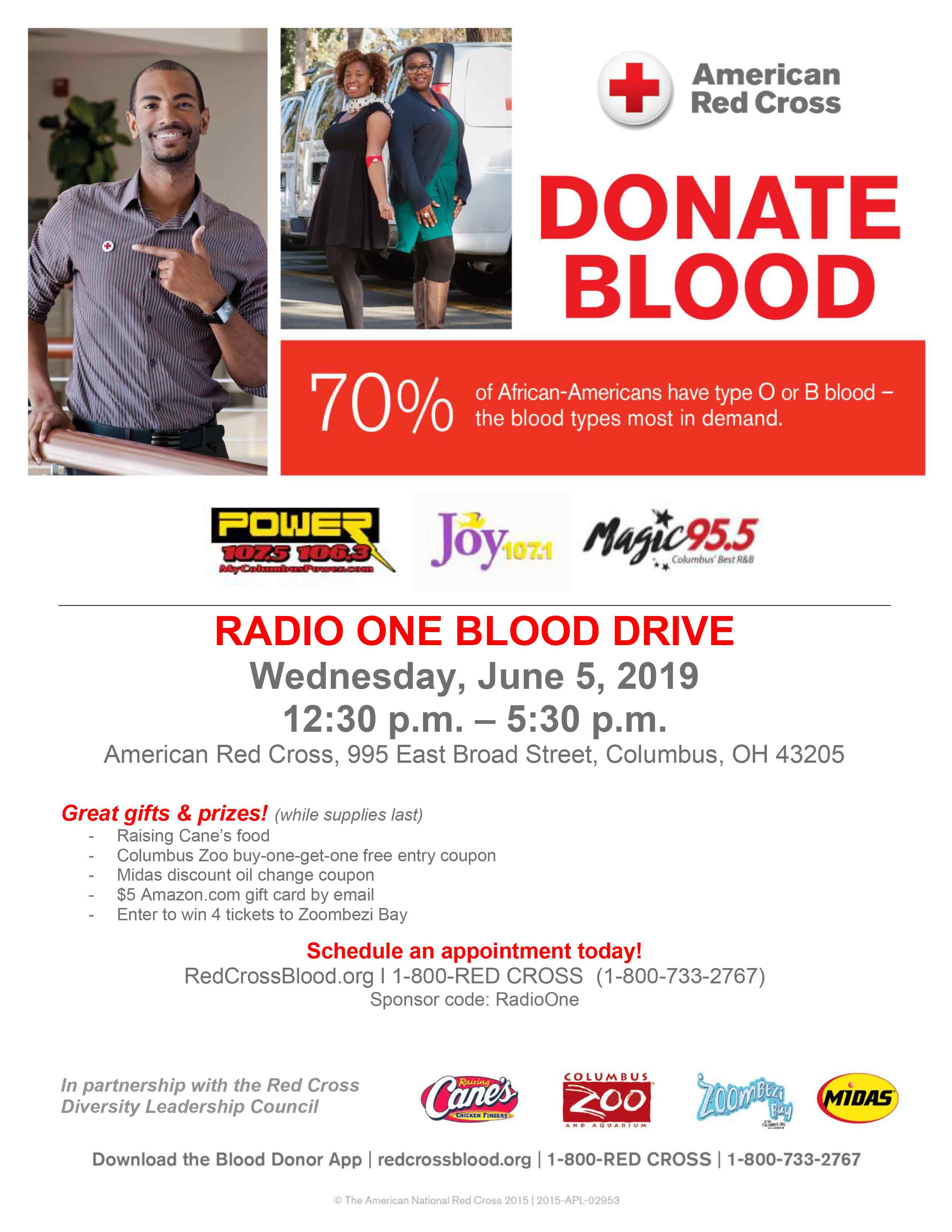 American Red Cross Columbus Blood Drive June
