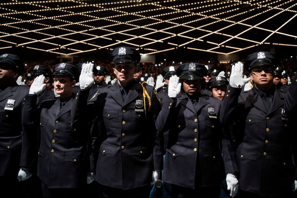 NYPD Graduation Ceremony Held At Madison Square Garden