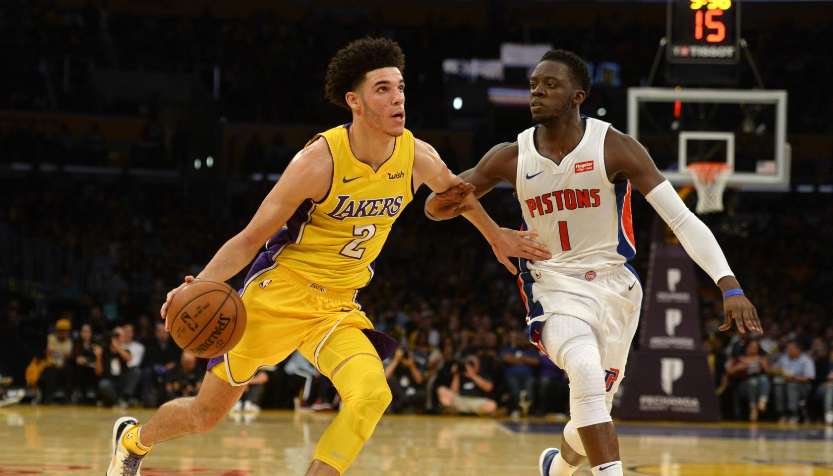 Detroit Pistons v Los Angeles Lakers