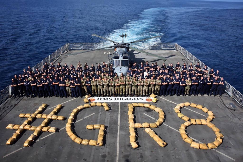 Destroyer HMS Dragon strikes again with another drug haul