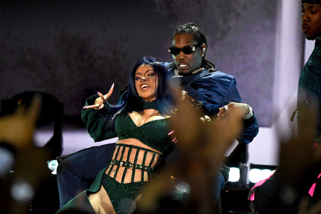 Sneakers Dior worn by Offset when its live Clout & Press with Cardi B for  the BET Awards 2019