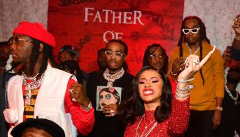Cardi B and Offset at his Father Of 4 Album Release