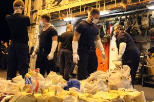 HMS Dragon deals second blow to drug runners in under a fortnight with £1.6m Gulf narcotics haul