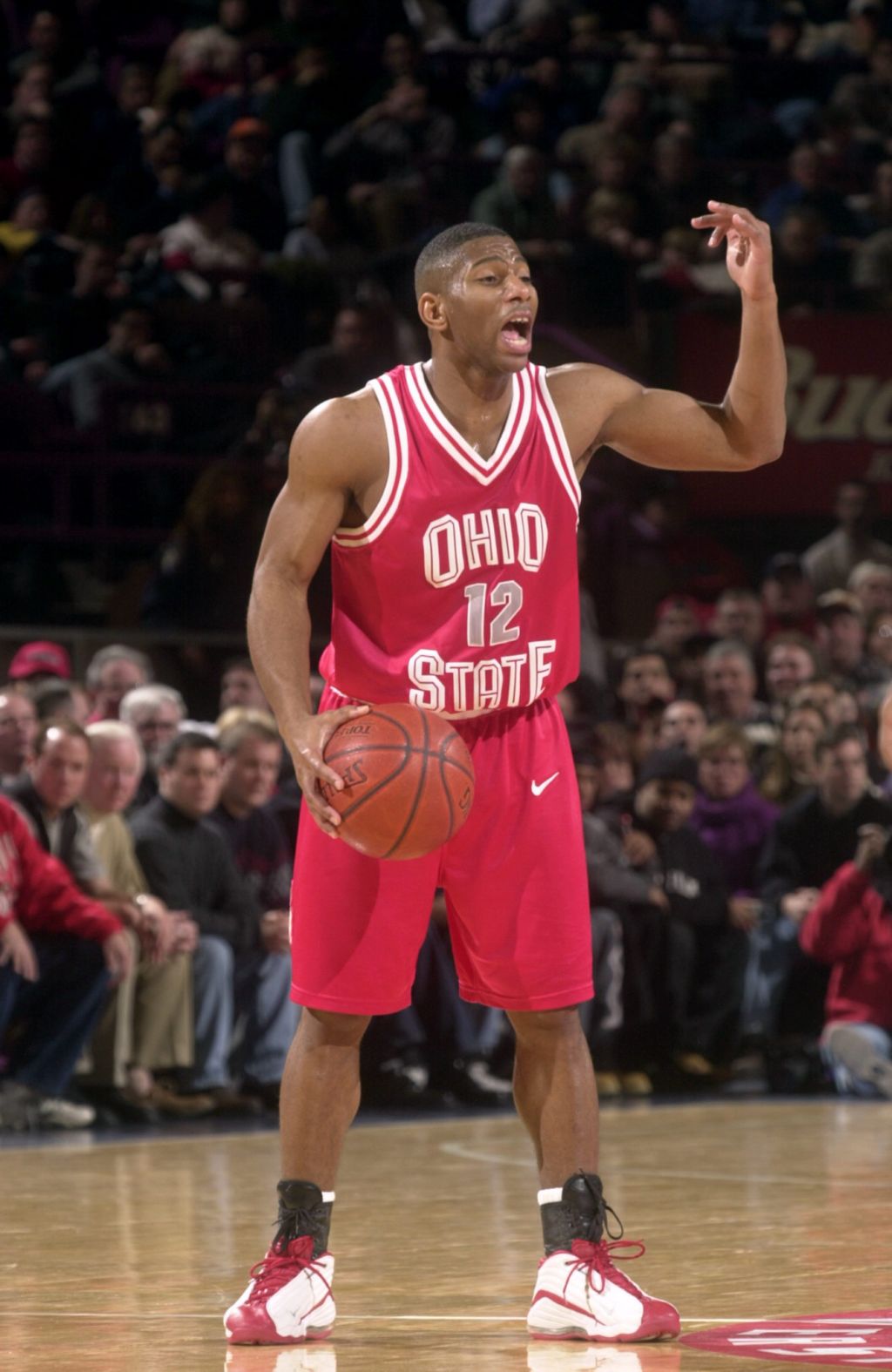 Ohio State guard Scoonie Penn directs play during game again