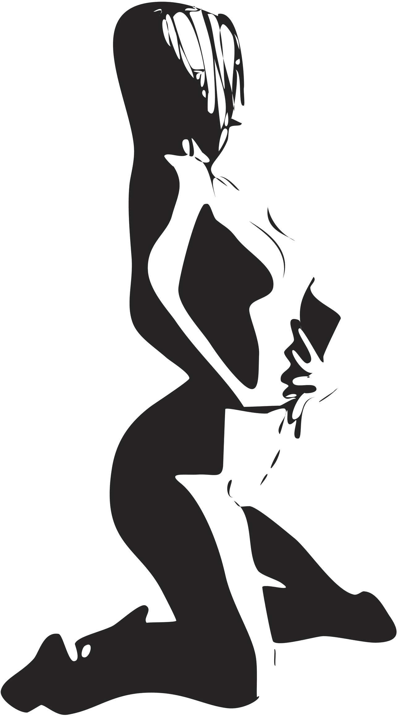 Sexy Sihouette (vector+jpg)