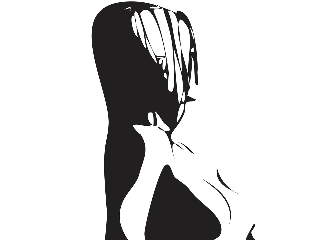 Sexy Sihouette (vector+jpg)