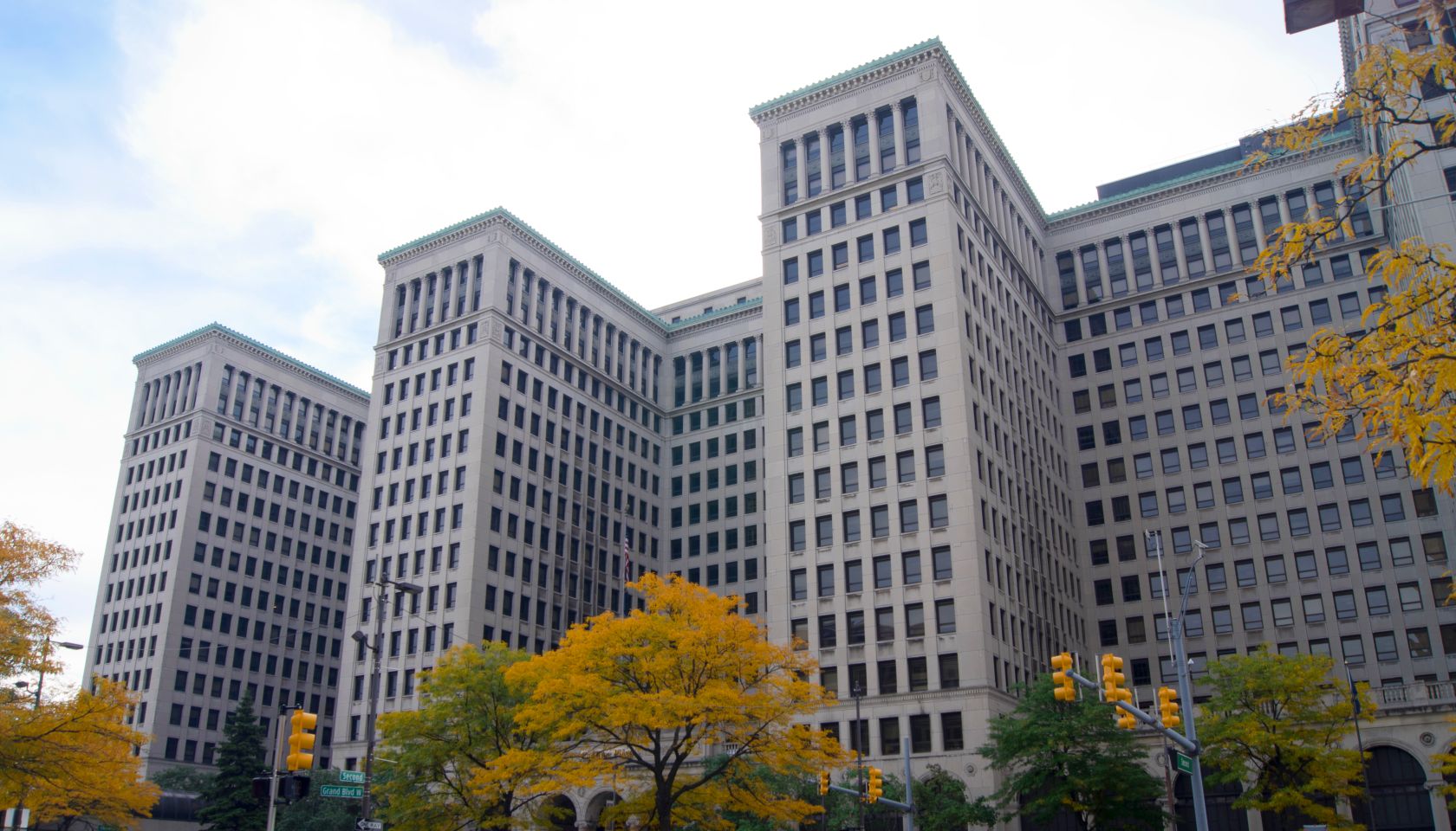Cadillac Place, Detroit.