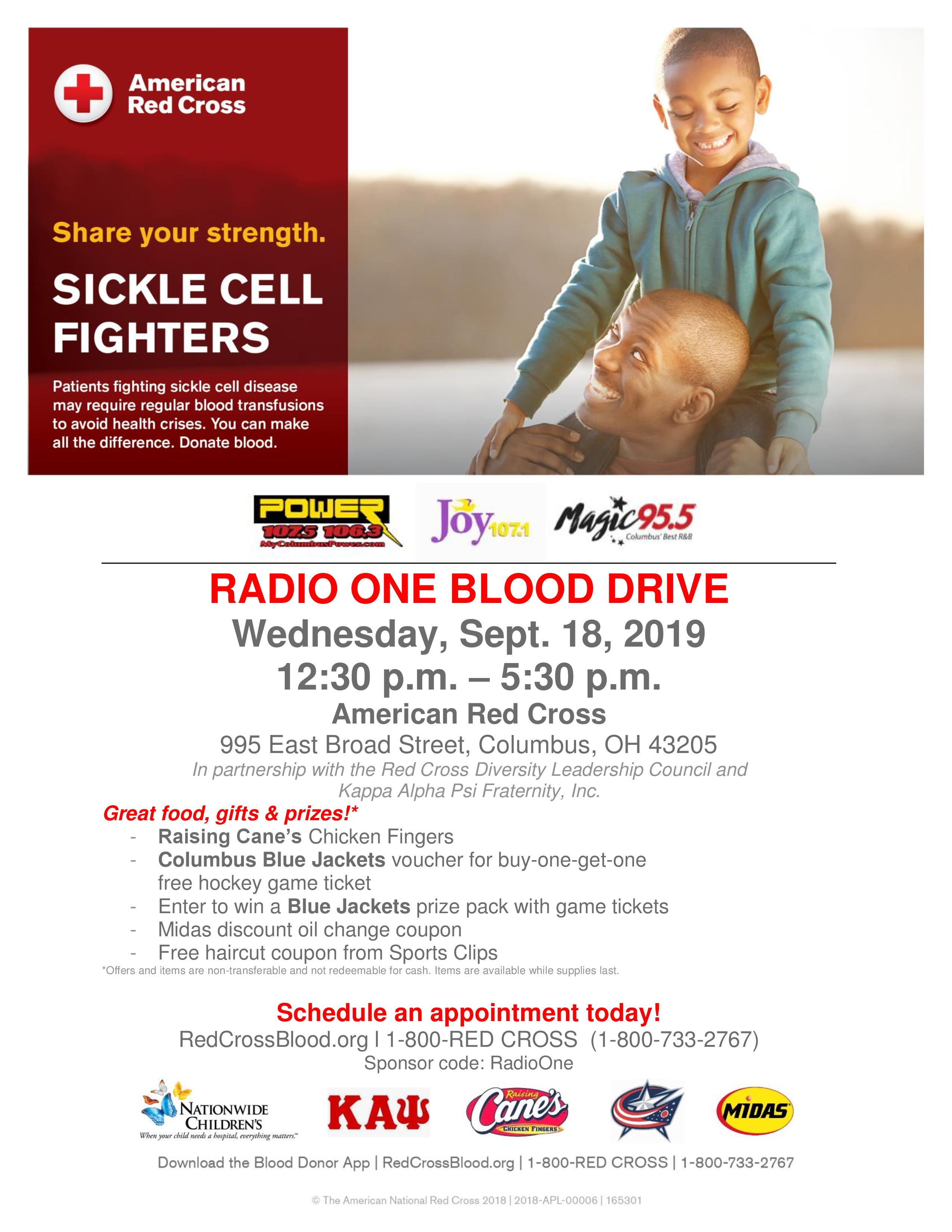 Radio One Blood Drive