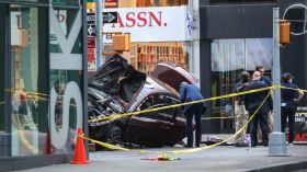 Car Crashes Into Pedestrians In Times Square