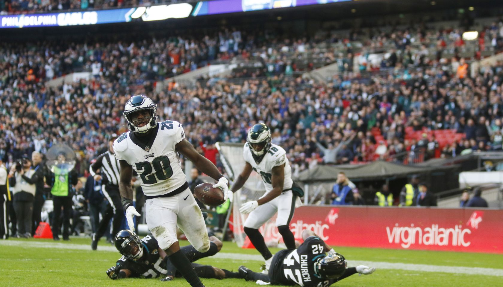 Jacksonville Jaguars vs Philadelphia Eagles, NFL International Series at Wembley stadium
