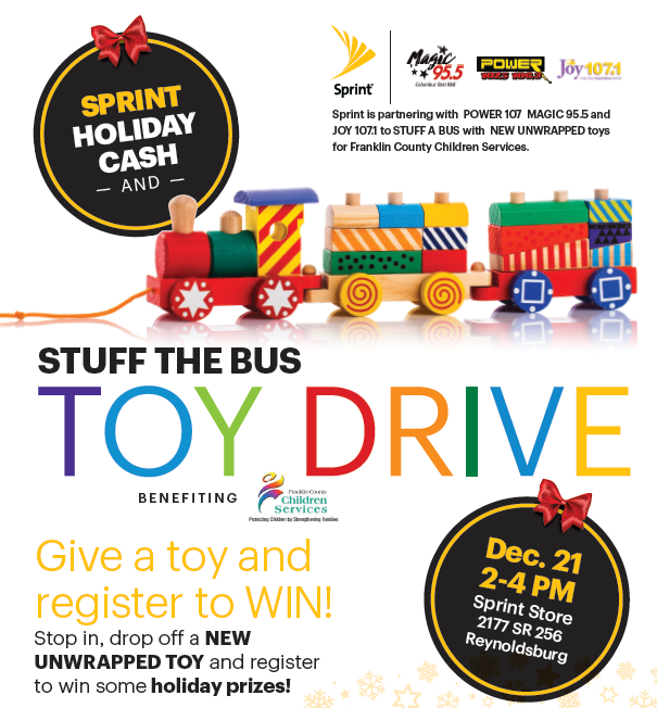 Sprint Stuff the Bus Toy Drive 12/21