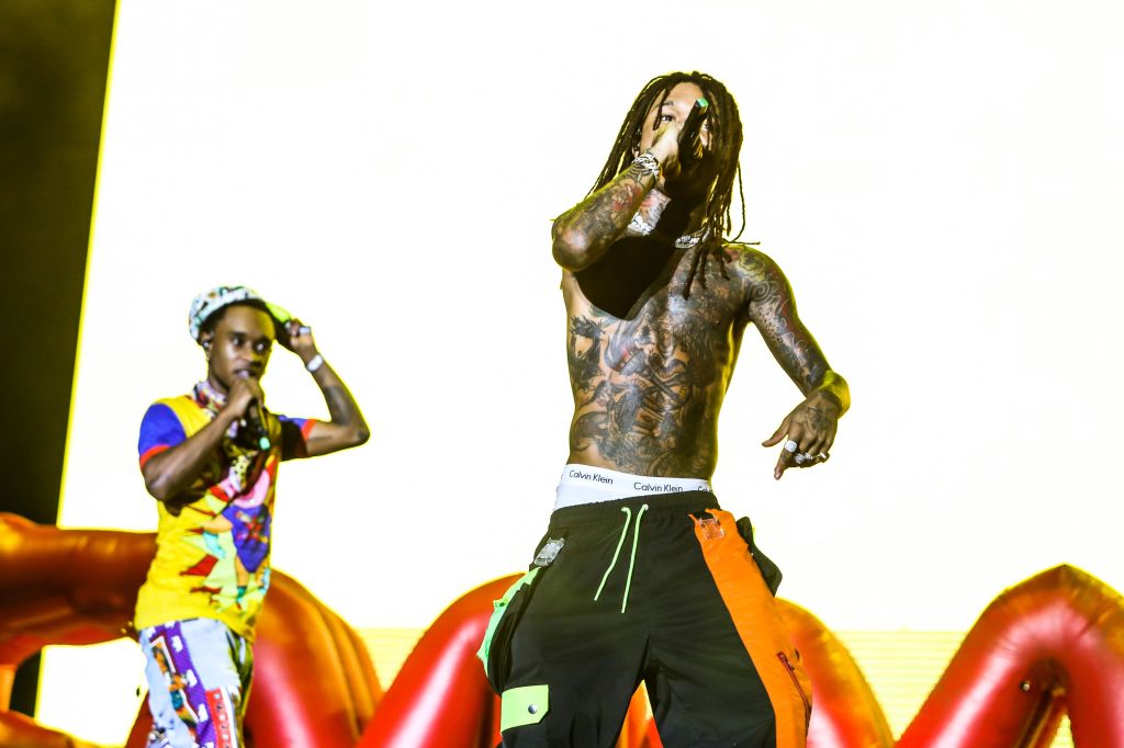 Slim Jxmmi and Swae Lee of Rae Sremmurd at Rolling Loud Miami