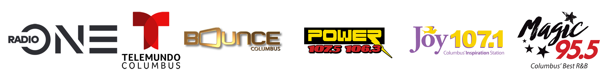 Urban One Radio One Columbus Cluster Logos
