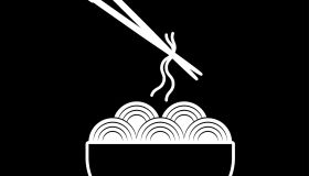 Bowl and noodle icon