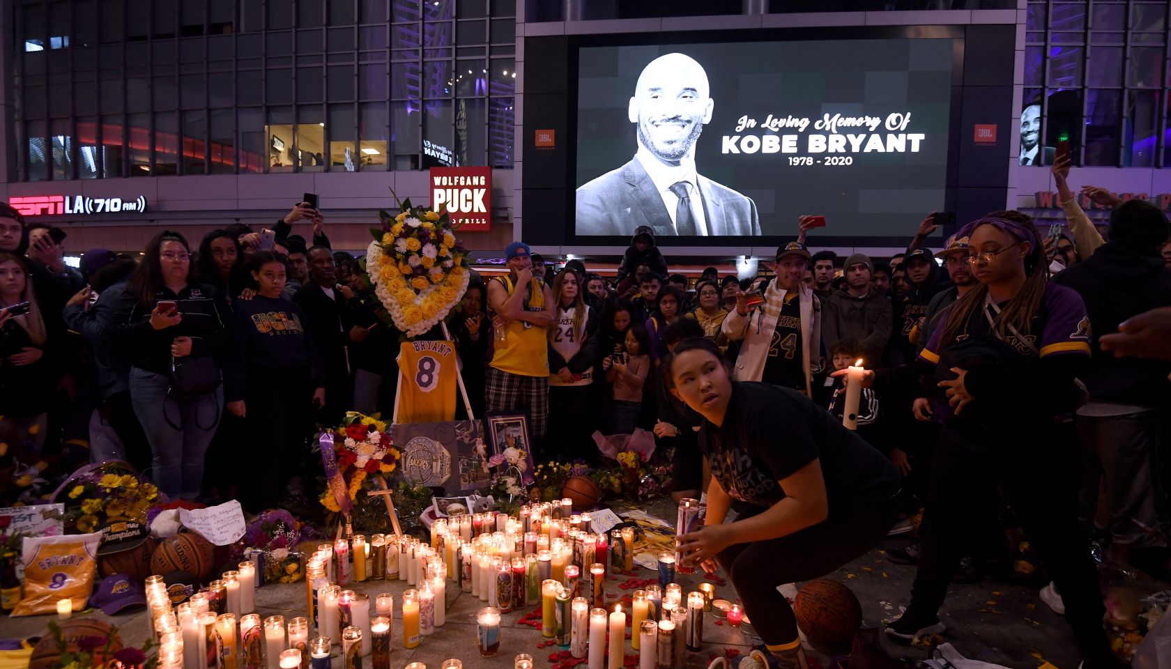 Kobe Bryant Remembered At The Staples Center