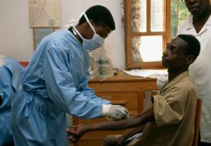 Doctor Treating Ebola Victim