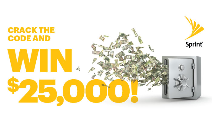 Sprint Crack the Code and Win $25K