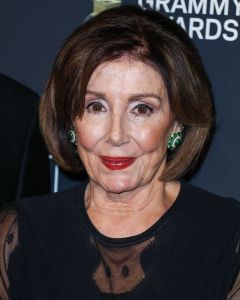 Nancy Pelosi arrives at The Recording Academy And Clive Davis' 2020 Pre-GRAMMY Gala held at The Beverly Hilton Hotel on January 25, 2020 in Beverly Hills, Los Angeles, California, United States.