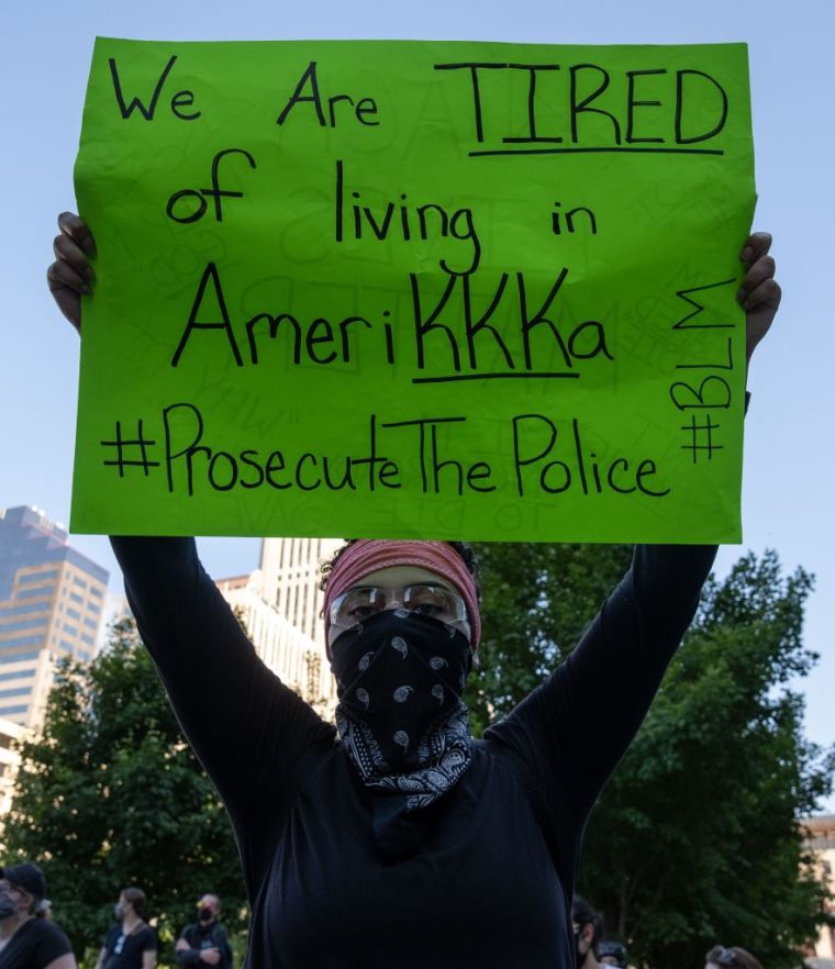 Powerful Pictures from Back Lives Matter Protest in Columbus