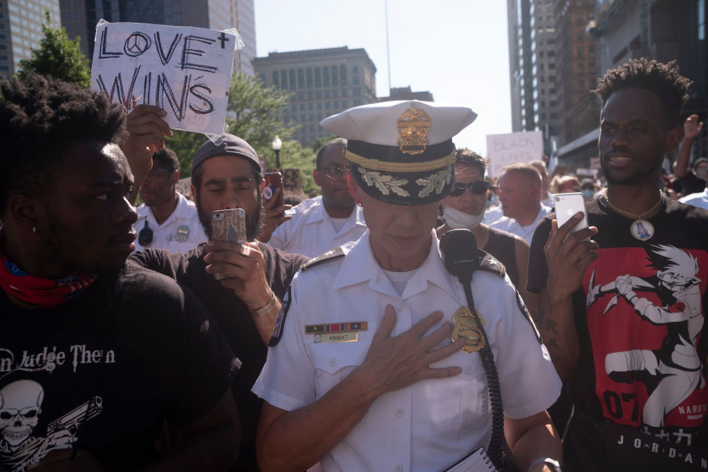 Protests Continue In Columbus, Ohio As Cities Across The Country Turn Violent