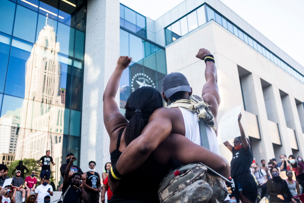 Protests Continue In Columbus, Ohio As Cities Across The Country Turn Violent