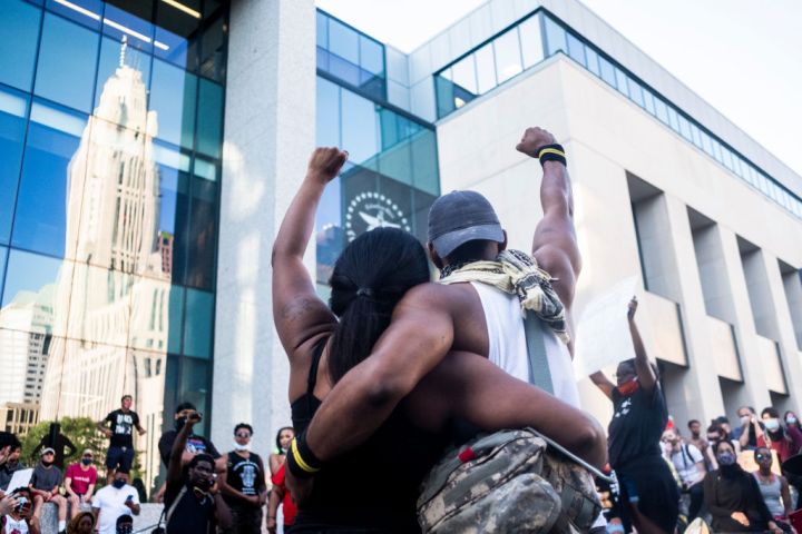 Powerful Pictures from Back Lives Matter Protest in Columbus