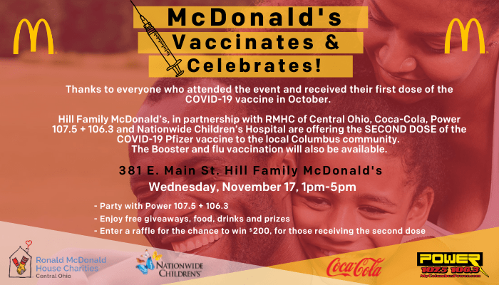 McDonald's Celebrate and Vaccinate 2