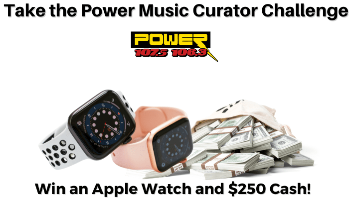 Power Music Survey Cash and Apple Watch