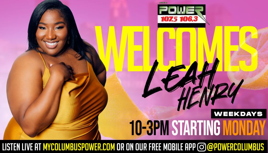 Leah Henry WCKX welcome graphic