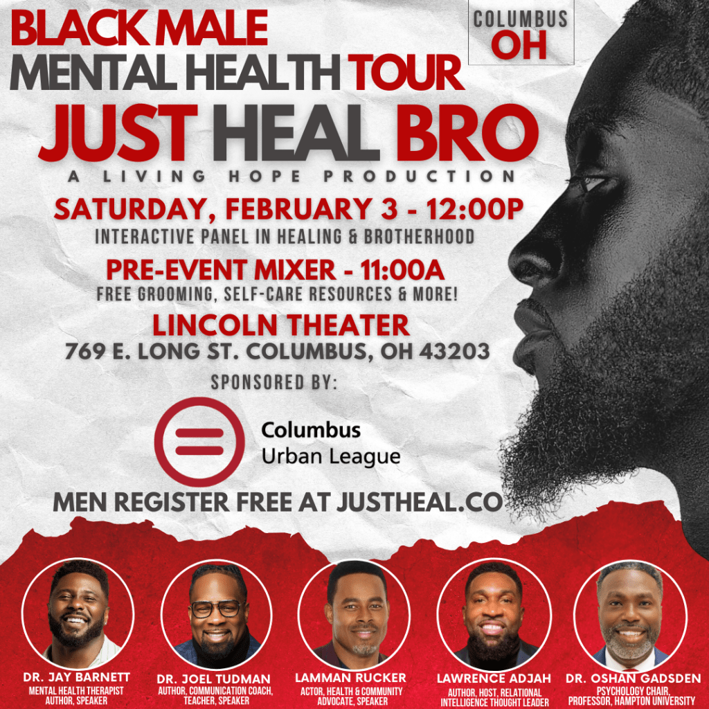 Just Heal Bro Black Male Mental Health Tour