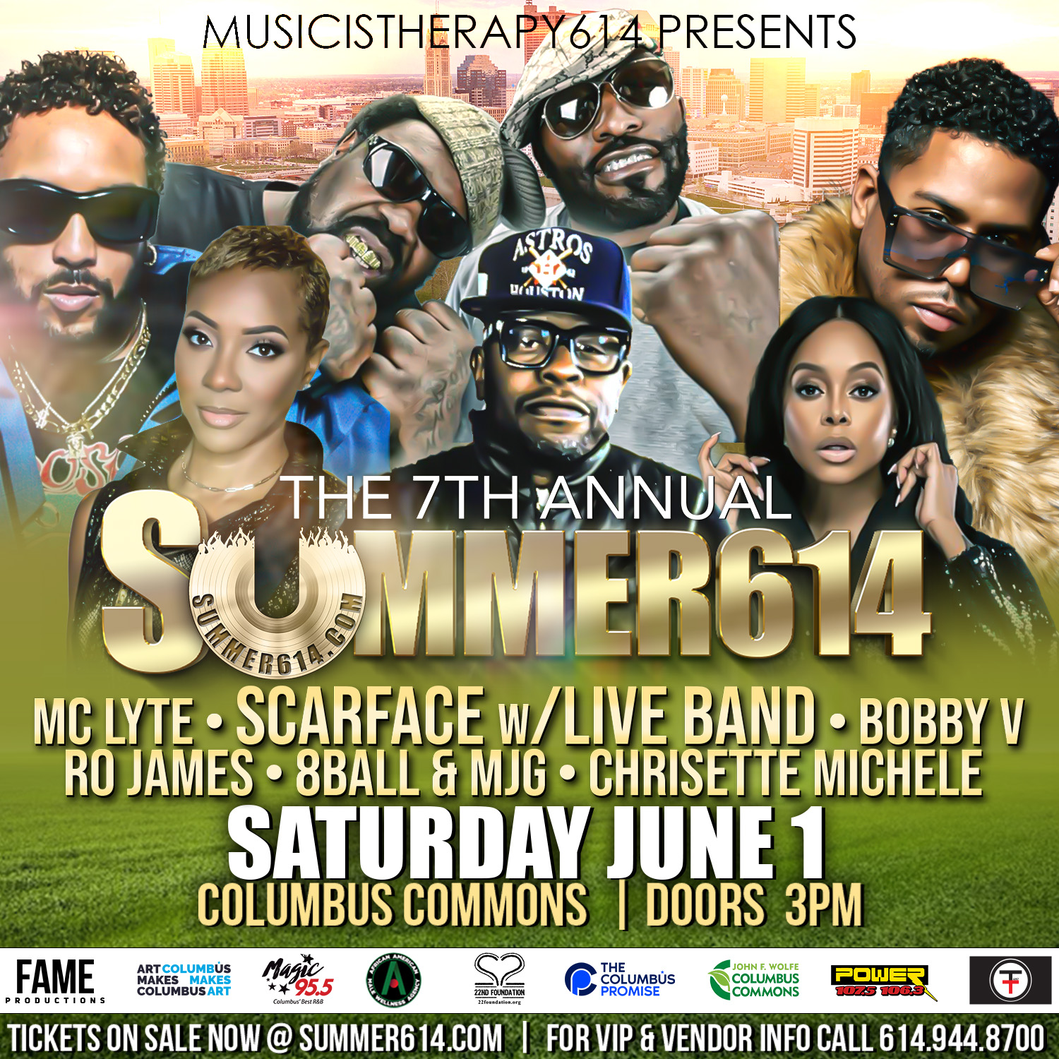 Columbus Commons Summer614 Concert 2024
