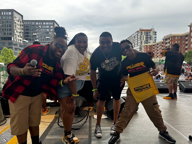 The Gang! DJ Nailz, Leah Henry, Dommy Styles, and Jae Esquire