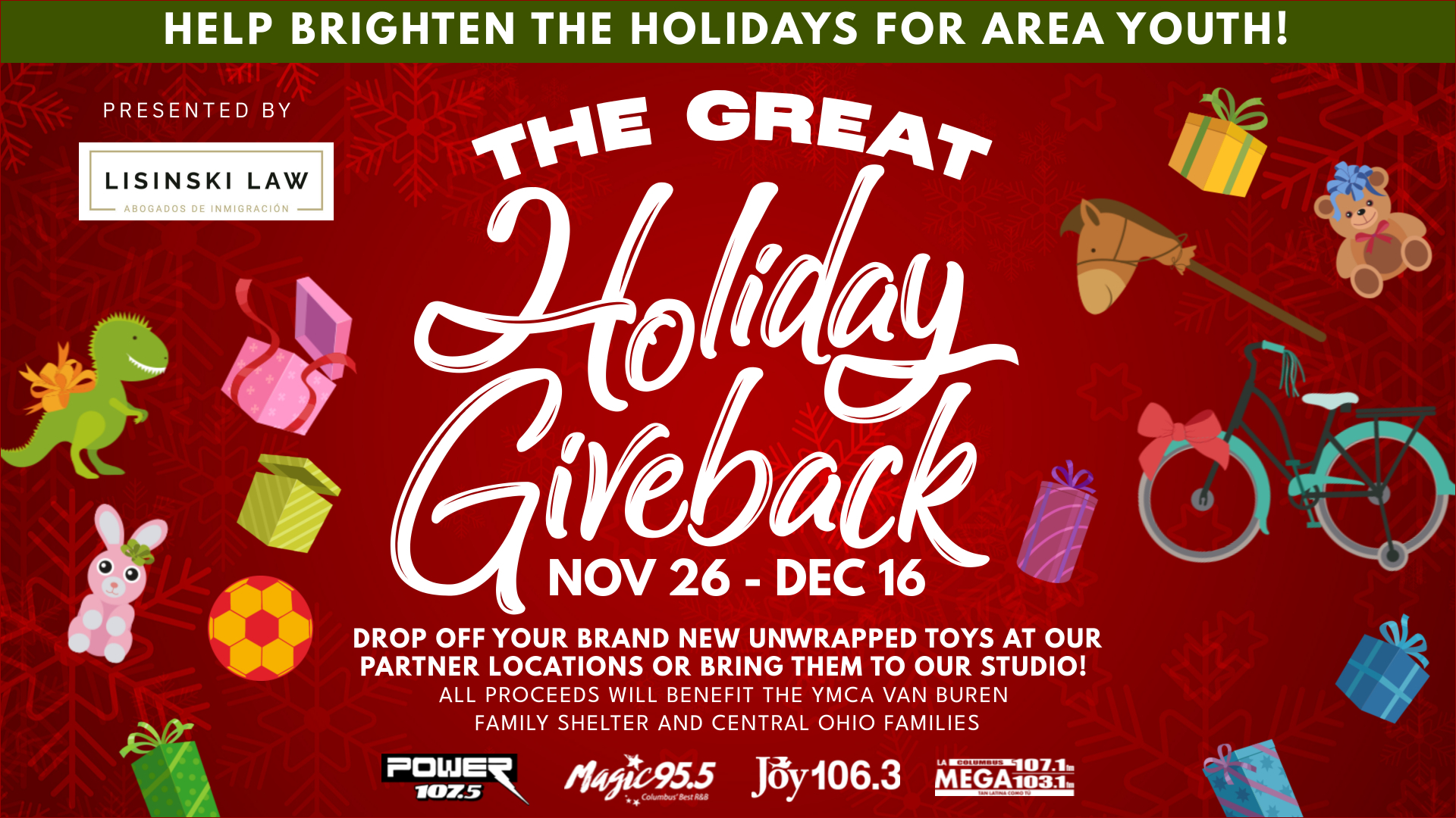 The Great Holiday Giveback Radio One Columbus