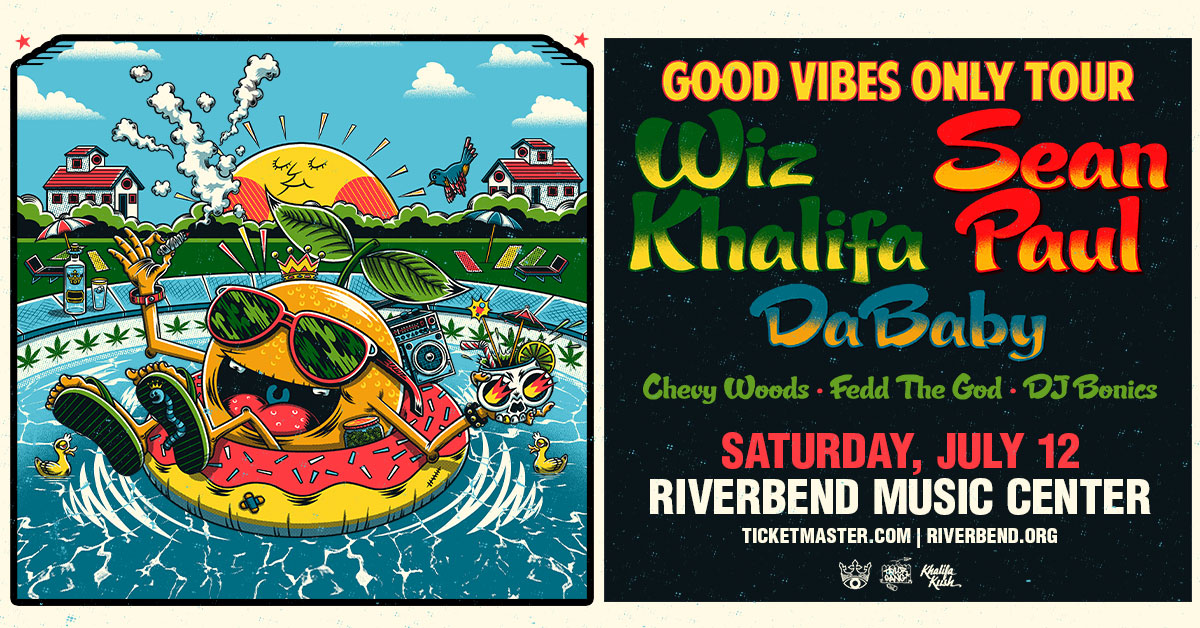2025 Wiz Khalifa Good Vibes Only Cincinnati Artwork