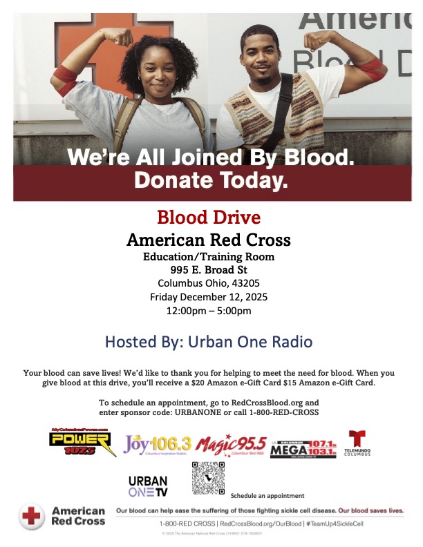 American Red Cross Urban One Blood Drive