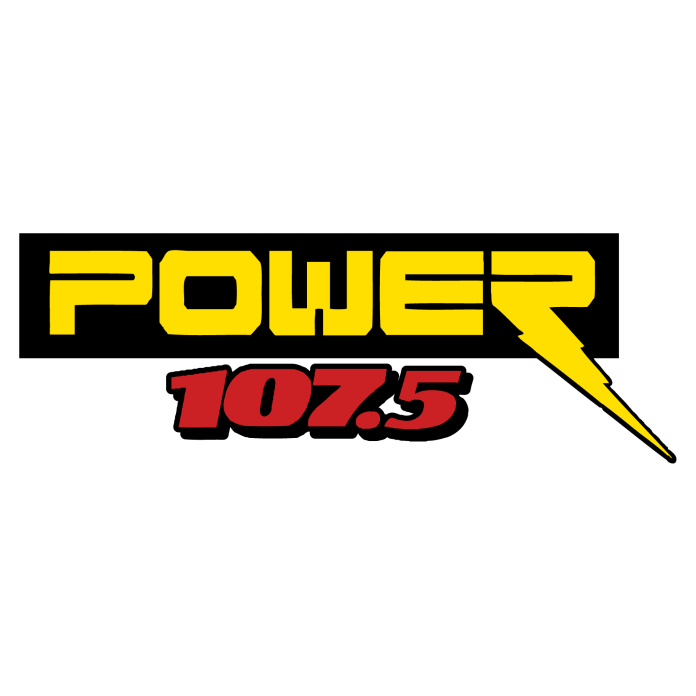 Power 107.5 logo