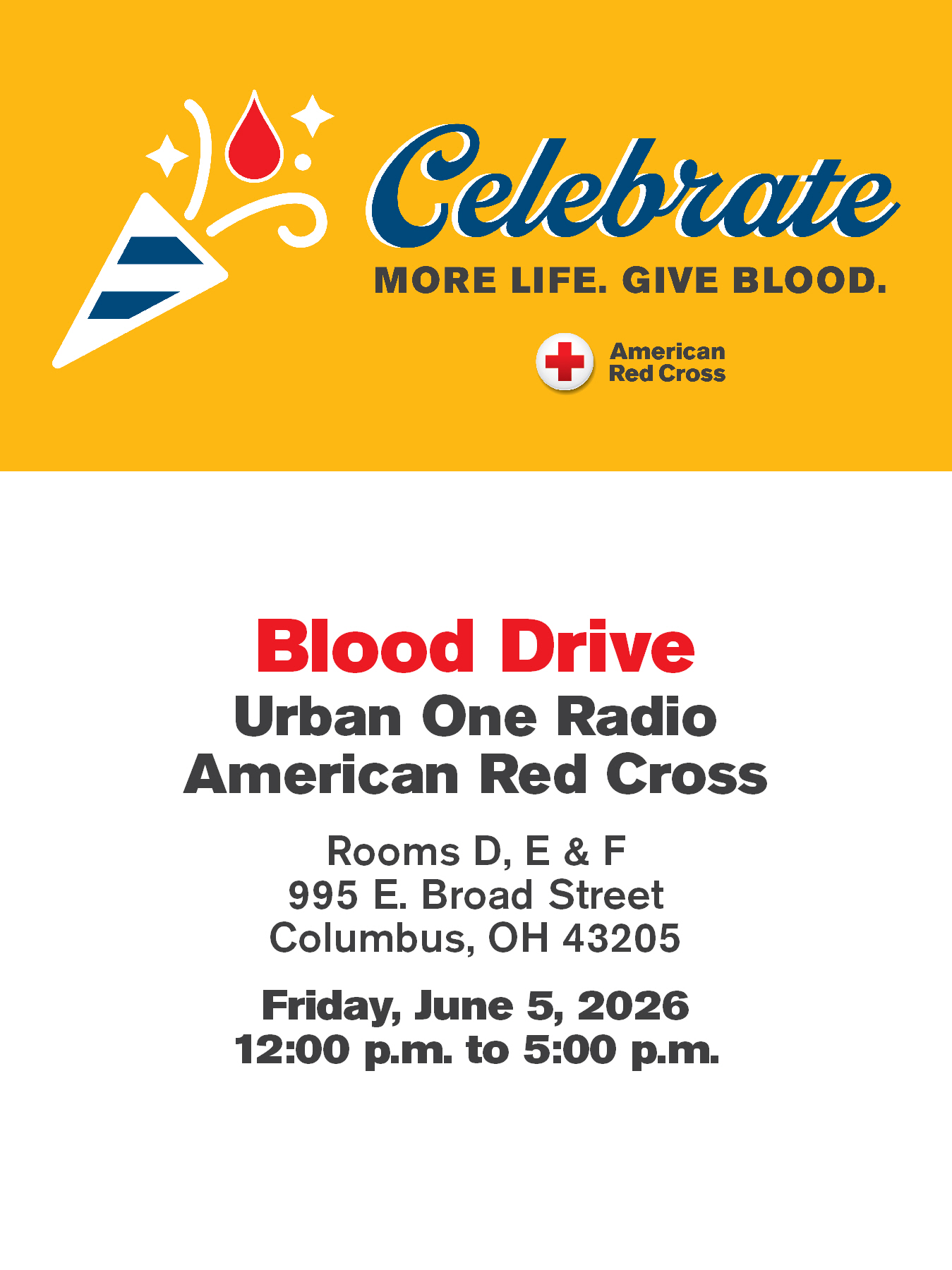 Urban One/American Red Cross Blood Drive